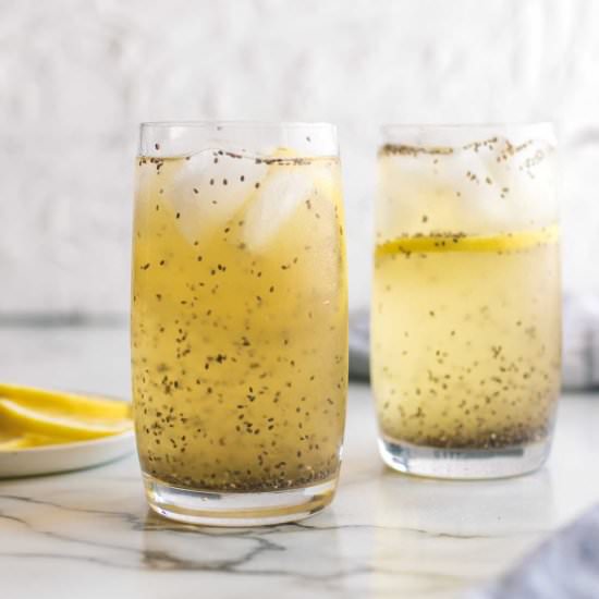 Chia Seed Lemonade - Recipe photo by LifeAroundtheTable