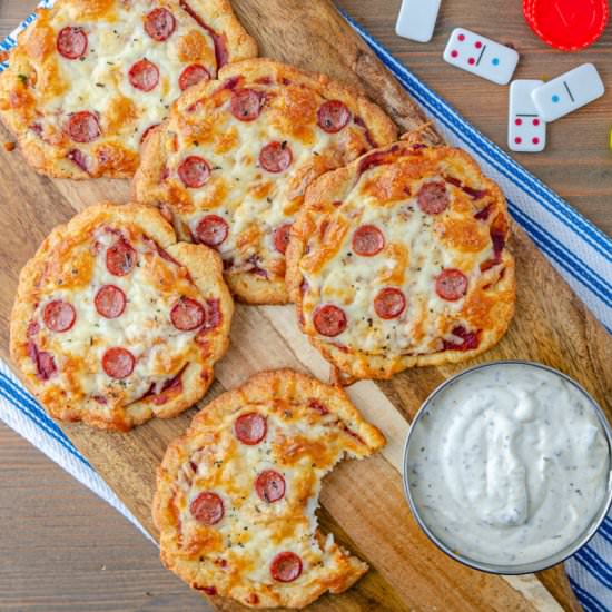 Easy Low Carb Mini Pizzas - Recipe photo by YummyForAdam2