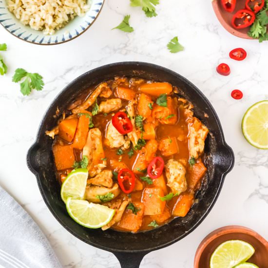 Butternut Squash Thai Curry - Recipe photo by fitsianfoodlife