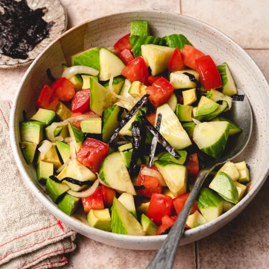 Easy Cucumber Ponzu Salad - Recipe photo by ellielikes.cooking