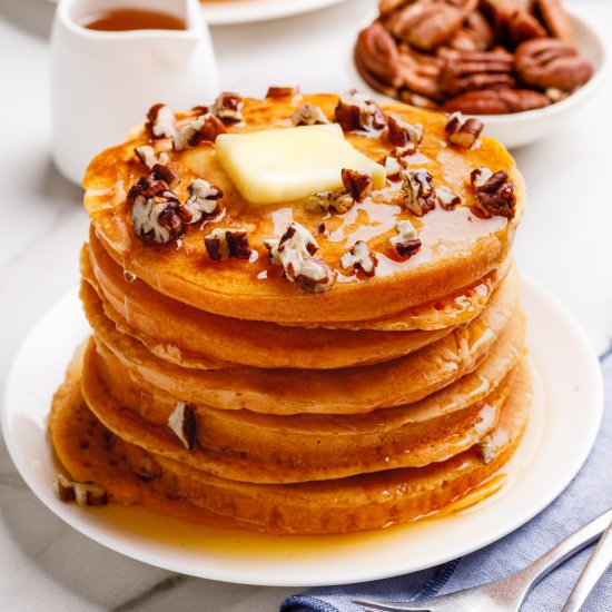 Pumpkin Pancakes - Recipe photo by AllThingsMamma