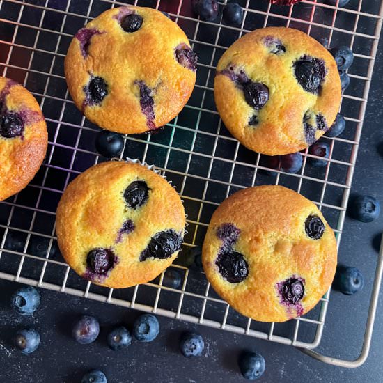 Cake Mix Blueberry Muffins Recipe - Recipe photo by summeryule.com