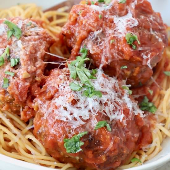The BEST Italian Meatballs - Recipe photo by Whitney Bond