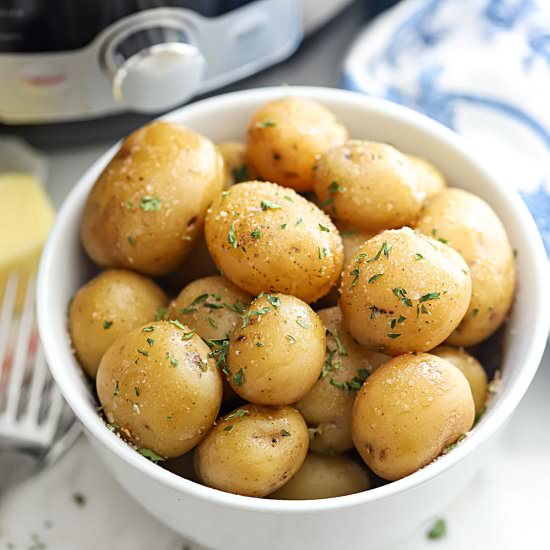 Easy Instant Pot Baby Potatoes - Recipe photo by Suburban Simplicity