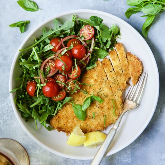 Chicken Milanese - Recipe photo by fromachefskitchen