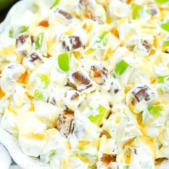 Apple Snickers Salad - Recipe photo by peasandpeonies