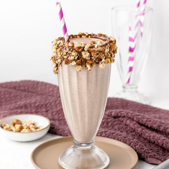 Nutella Milkshake - Recipe photo by Entirely Elizabeth