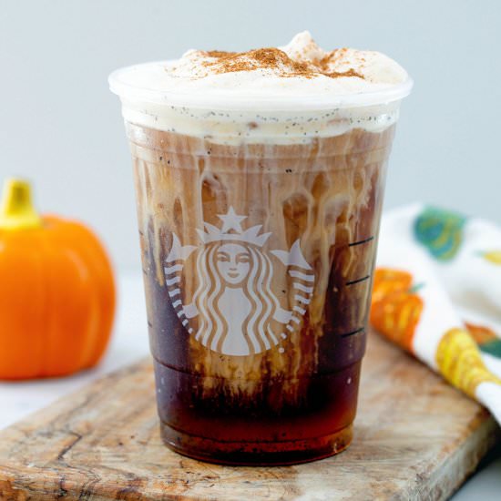 Pumpkin Cream Cold Brew - Recipe photo by Wearenotmartha