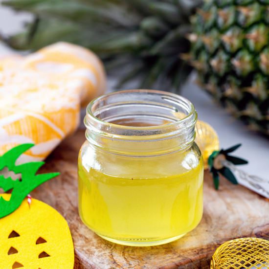 Pineapple Syrup - Recipe photo by Wearenotmartha
