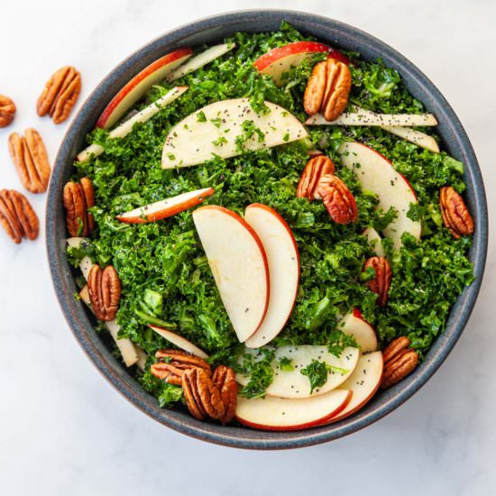 Kale Apple Slaw - Recipe photo by Kitchenskip