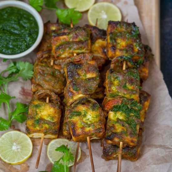 Hariyali Paneer Tikka - Recipe photo by Whiskaffair