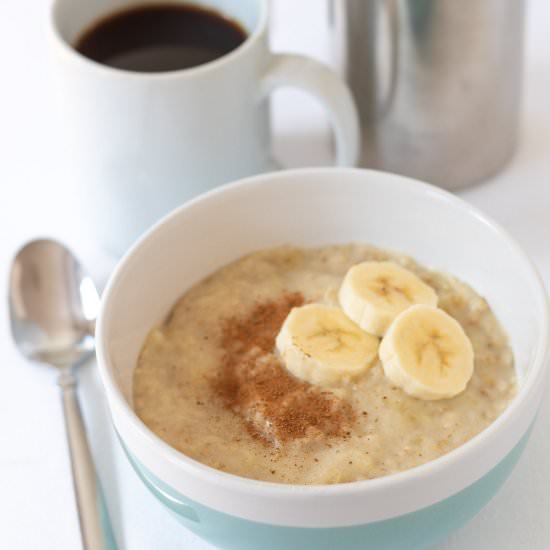 Quick And Easy Banana Porridge - Recipe photo by neilshealthymeals