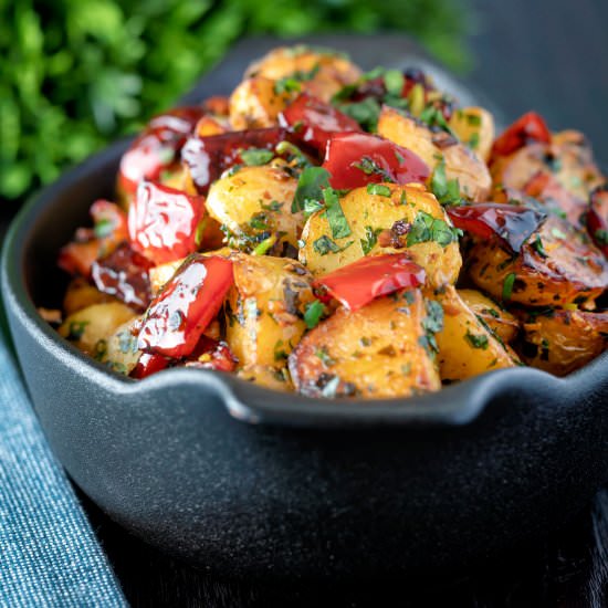 Batata Harra Lebanese Spicy Potato - Recipe photo by Brian Jones