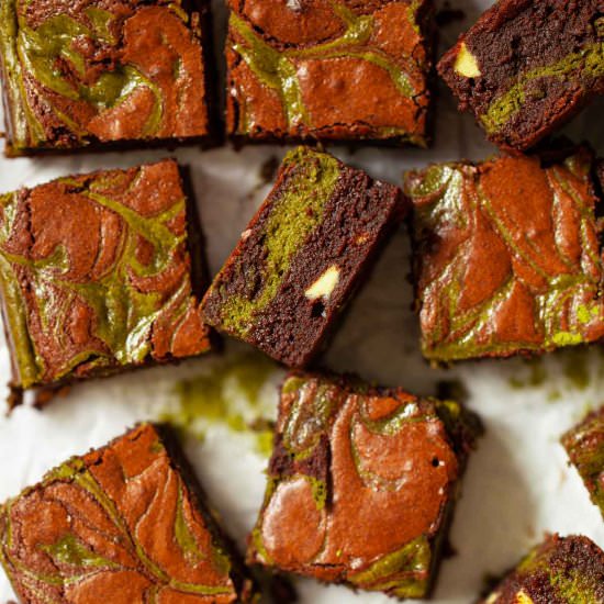 Matcha Cheesecake Brownies - Recipe photo by littlesugarsnaps