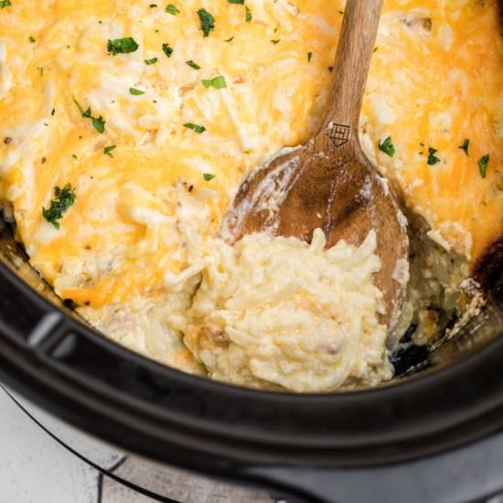 Cracker Barrel Hash Brown Casserole - Recipe photo by thecaglediaries