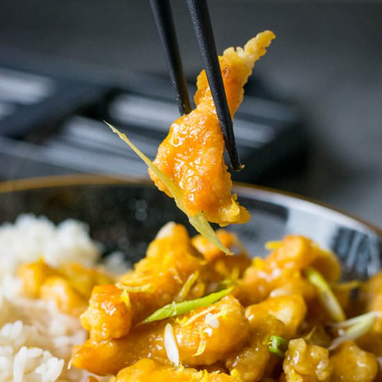 Quick Chinese Crispy Lemon Chicken - Recipe photo by somebodyfeedseb