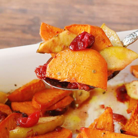 Baked Sweet Potato Slices - Recipe photo by One Hot Oven