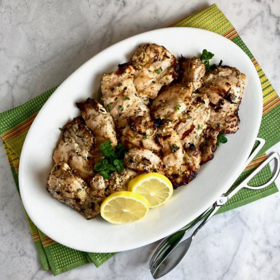 Turkish Grilled Chicken - Recipe photo by thebrookcook.wordpress.com