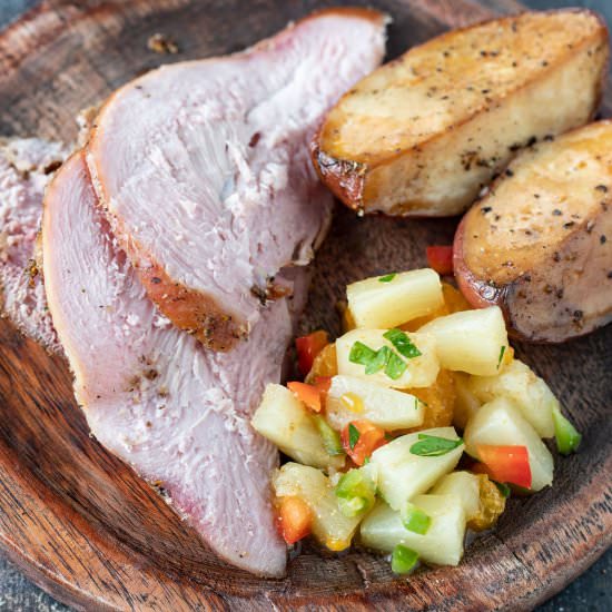 Smoked Pheasant - Recipe photo by BinkysCulinaryCarnival
