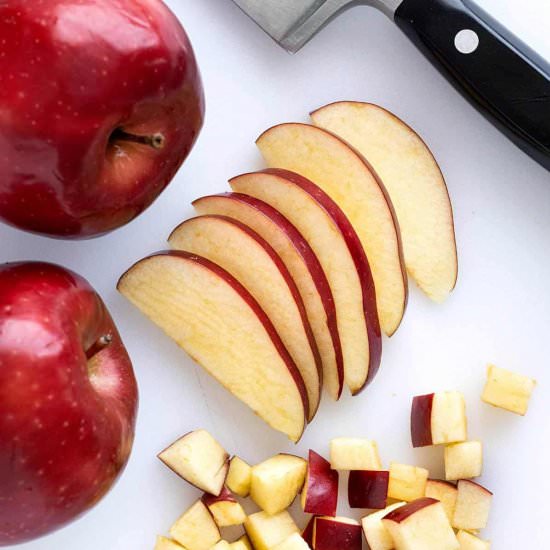 How to Cut an Apple - Recipe photo by Jessica Gavin
