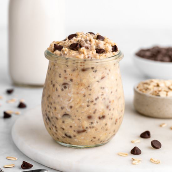 Cookie Dough Overnight Oats - Recipe photo by purelykaylie