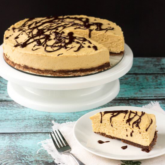 No Bake Peanut Butter Cheesecake - Recipe photo by littlebitrecipes