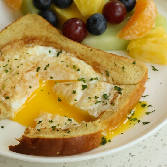 Egg in a Hole - Recipe photo by Small Town Woman