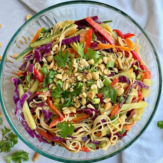 Vegan Thai Noodle Salad - Recipe photo by serenetrail