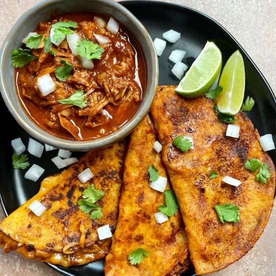 Jackfruit Birria Tacos - Recipe photo by serenetrail