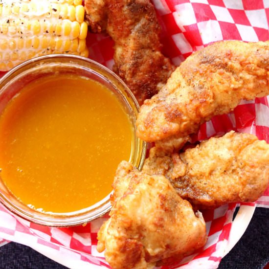 Fried Chicken Strips with Sauce - Recipe photo by CouponClippingCook