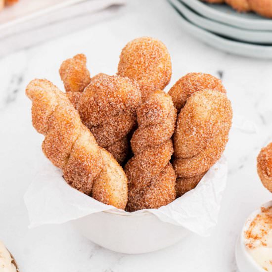 Air Fryer Cinnamon Twists - Recipe photo by simplystacie