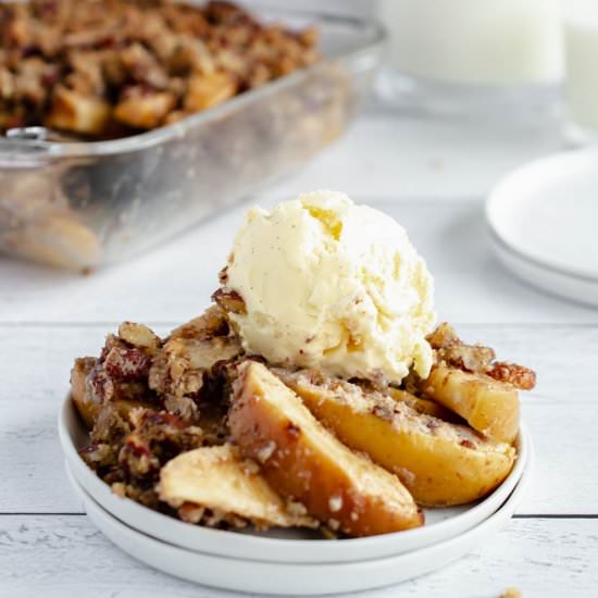 Sugar Free Gluten Free Apple Crisp - Recipe photo by fitandfull