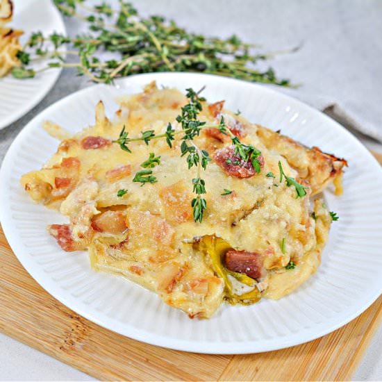 KETO CABBAGE AU GRATIN - Recipe photo by Stylish Cravings
