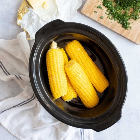 Slow Cooker Corn on the Cob - Recipe photo by effortlessfoodie