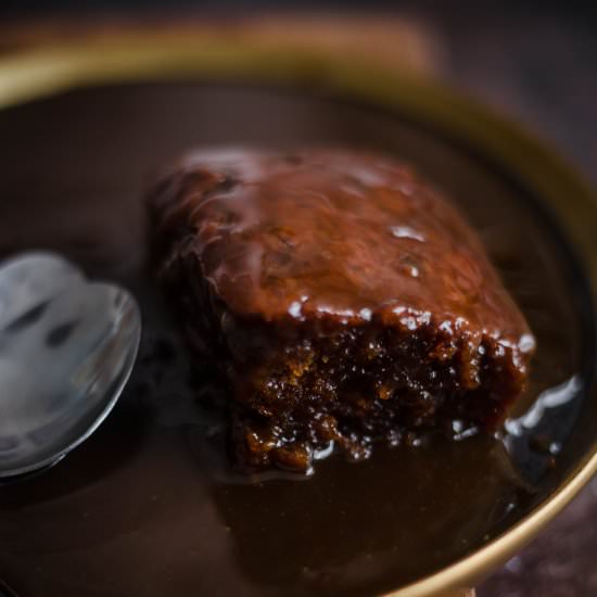 The BEST Sticky Toffee Pudding Tray - Recipe photo by tiffinandteaofficial