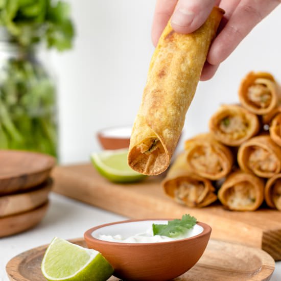 Chicken Lime Taquitos - Recipe photo by Entirely Elizabeth