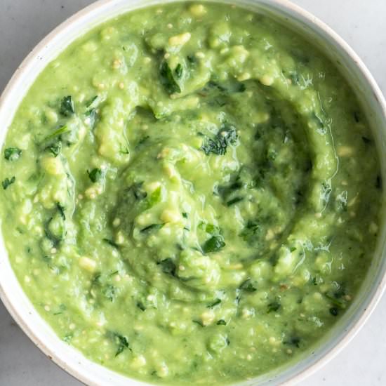 avocado salsa - Recipe photo by withspice