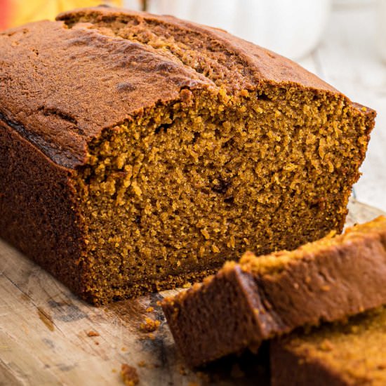 Amish Pumpkin Bread - Recipe photo by thecaglediaries