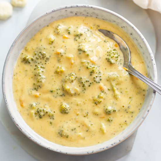 Broccoli Cheese Soup - Recipe photo by TheCozyCook