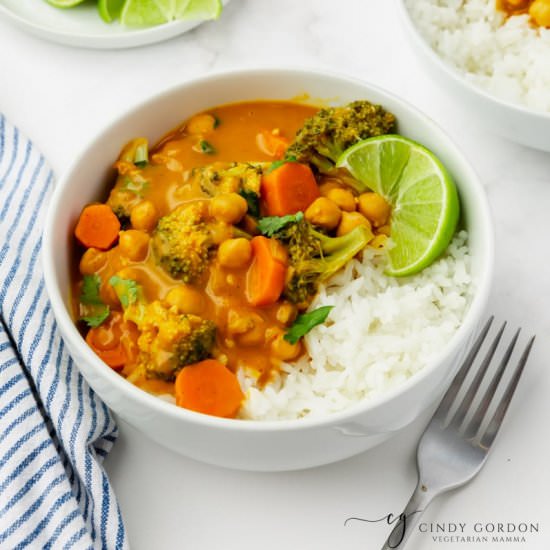 Pumpkin Curry - Recipe photo by VegMamma