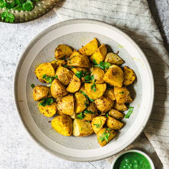 Masala Potatoes - Recipe photo by Share the Spice