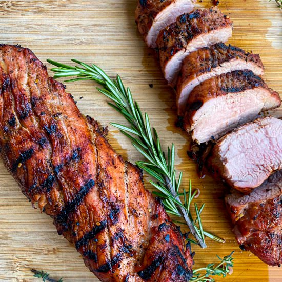 Juicy Grilled Pork Tenderloin - Recipe photo by TastefullyGrace