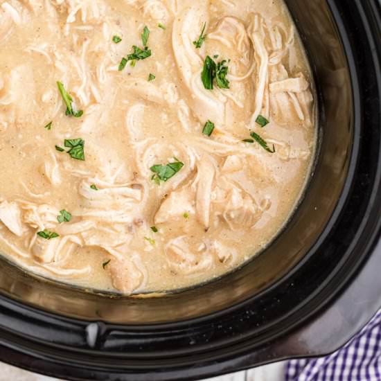 Crock Pot Chicken and Gravy - Recipe photo by thecaglediaries