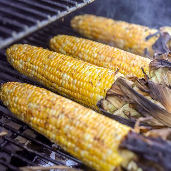 Smoked Corn on the Cob - Recipe photo by HIldaskitchenblog