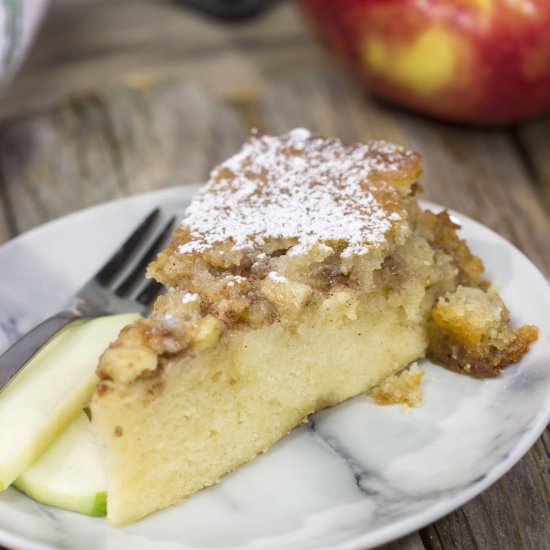 Upside Down Cinnamon Apple Cake - Recipe photo by spicedblog