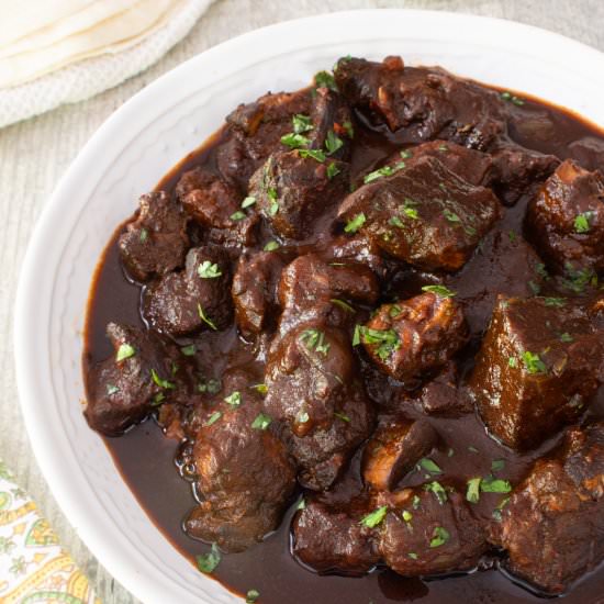 Carne Adovada - Recipe photo by For the Love of Cooking