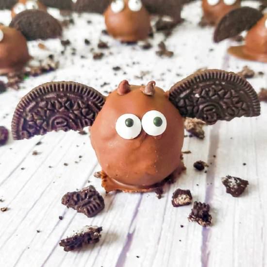 Bat Truffles (For Halloween!) - Recipe photo by OnMyKidsPlate