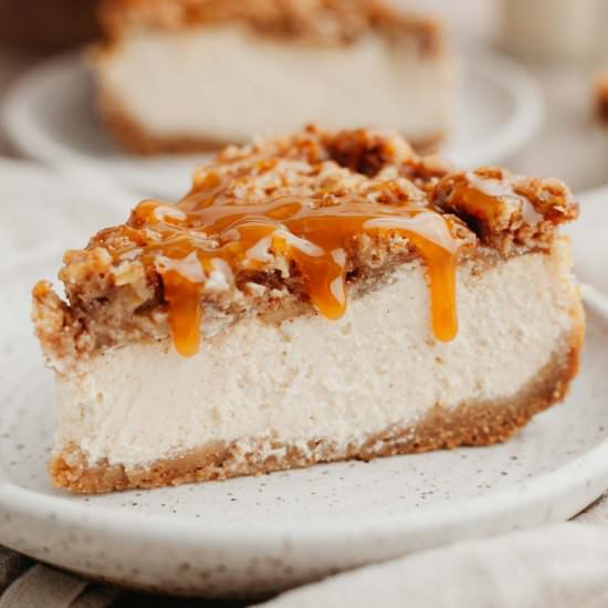 Apple Crisp Cheesecake - Recipe photo by alpineella