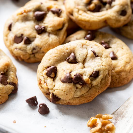 Brown Butter Chocolate Chip Cookies - Recipe photo by Savingroomfordessert