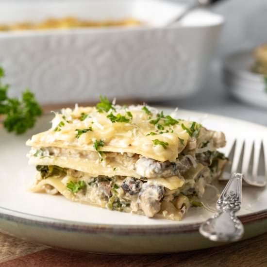 Dairy-Free White Lasagna - Recipe photo by my quiet kitchen